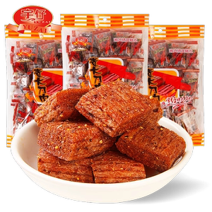 宇仔大刀肉辣条素肉麻辣网红零食小吃儿时怀旧零食大礼包休闲食品
