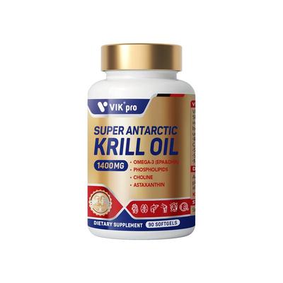 德国VIKpro纯南极磷虾油软胶囊深海鱼油omega3高含量正品进口90粒