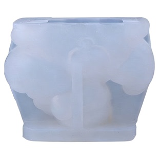 猪皮冻模具家用食品级硅胶马年熬肉皮冻八宝饭的透明立体定型磨具