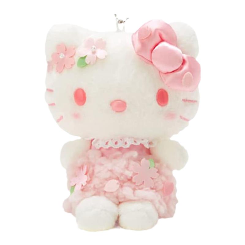 日本hellokitty正版樱花凯蒂猫kt猫公仔玩偶毛绒包包挂件小挂饰