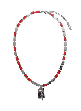 brick红砖钛钢锥子吊坠珐琅