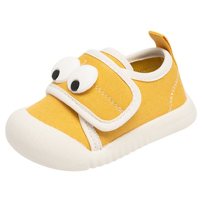 宝宝帆布鞋可爱卡通单鞋