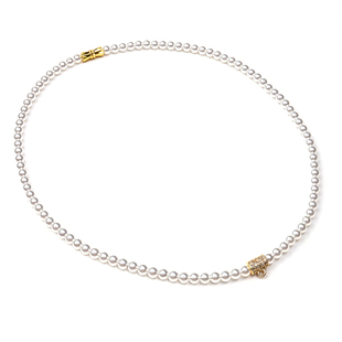 泰国佛牌链锁骨链颈链项链吸钱星吸米星专用高光珍珠贝珠项圈短链