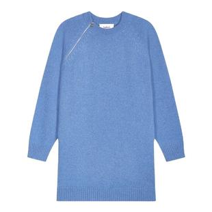 【2件8折】bash冬季法式简约长袖直筒羊毛混纺毛衣连衣裙1H24DALE