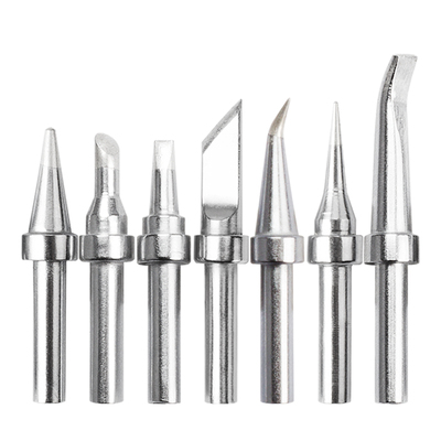 内热式纯铜烙铁头高频203h电焊台通用200无铅洛嘴刀头马蹄形尖 扁