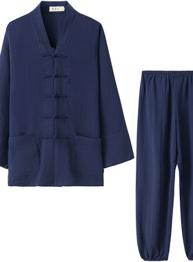 传统道士服三宝领太极服武当山
