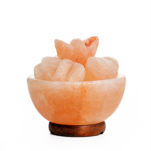 天然喜马拉雅盐灯小台灯卫生间海矿岩石灯家用暖色葫芦招财长明灯