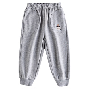【新品】OAK FAMILY儿童束脚裤子卫裤男童女童长裤秋季休闲