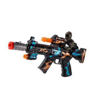 喷雾声光枪儿童玩具男孩3岁4音乐电动冲锋6仿真2高级黑科技5手枪7