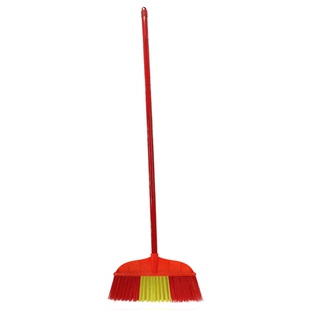 2026塑料扫把普通扫帚工厂车间工业家用清洁工具硬毛单个条帚木柄