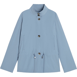 Brooks Brothers/布克兄弟女士26春夏新品纯色抽绳收腰夹克