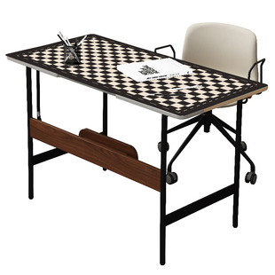 他家“棋盘格”老爸抽检3FTPU餐桌垫高级长方形皮革桌布防水防油