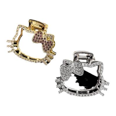 韩国可爱水钻HelloKitty发夹