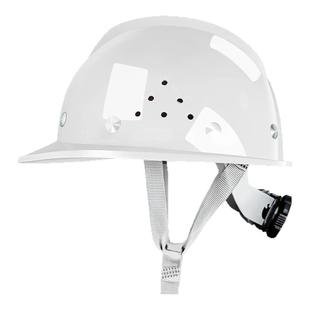 玻璃钢安全帽认证国标高档高级定制logo印字白色监理头盔劳保用品