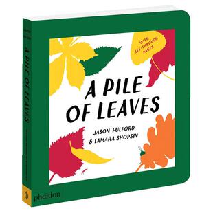 【预售】一堆树叶英文儿童艺术启蒙进口原版书纸板A Pile of Leaves Tamara Shopsin Jason Fulford?著Phaidon Press出版