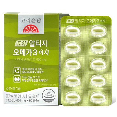 高丽银丹欧米伽3深海鱼油EPA