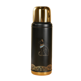 大英博物馆黑金复古保温杯便携泡茶水杯杯子男生礼物实用生日礼物