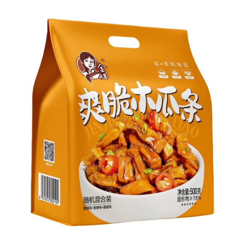 横州金姐爽脆木瓜条袋装酱菜即食