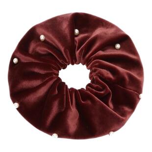 Riotlily/艾特里里酒红丝绒发圈时尚复古优雅送女友礼物新年礼物