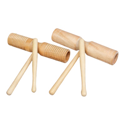 双响筒奥尔夫打击乐器大号小幼儿