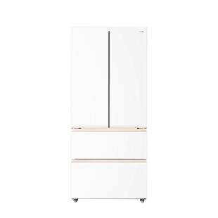 美的出品华凌520法式电冰箱四门家用多门大容量60cm超薄嵌入式
