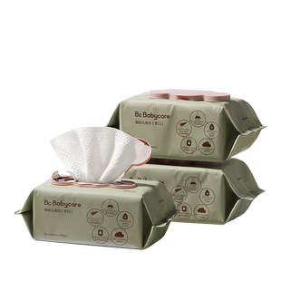 babycare湿巾婴儿手口屁专用新生宝宝儿童bbc湿纸巾家用大包加厚