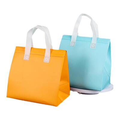 外卖打包袋自封保温无纺布手提袋