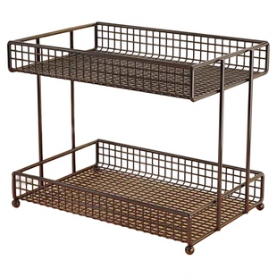 杯子收纳置物架桌面双层茶杯架子茶具酒杯杯具收纳家用放水杯杯架