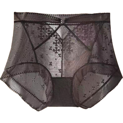 时尚大码性感蕾丝内裤网纱高腰