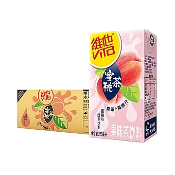 维他蜜桃茶饮料红茶饮品250ml*24