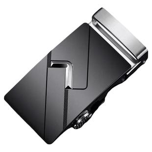 男款合金扣头皮带男士百搭自动扣休闲简约腰带卡扣3.5cm裤带公子