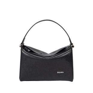 黛安娜2026年新款小方包头层植鞣皮枕头包通勤单肩包斜挎女包包