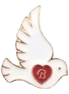 不锈钢白敬亭周边粉丝白鸽吊坠