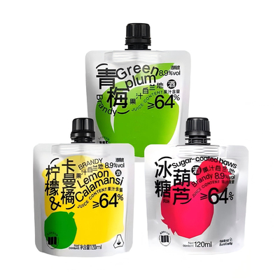 白焱果酒女士低度微醺袋装120ml