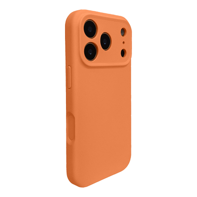 星宇橙iPhone17Promax手机壳17真液态硅胶苹果17pro纯色air保护套16Pro简约15防摔14全包镜头13拍照按键适用