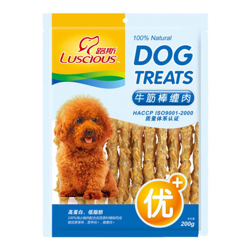 路斯牛筋狗零食200g泰迪幼犬磨牙
