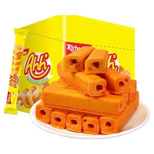 印尼进口丽芝士奶酪味玉米棒纳宝帝威化饼干160g夹心蛋卷网红零食