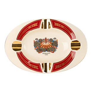 哈博纳斯雪茄烟灰缸高级感陶瓷烟缸高希霸Cohiba乌普曼特立尼达