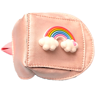 卡通弱视眼罩桑蚕丝全遮盖单独眼眼镜罩儿童遮光术后训练矫正真丝