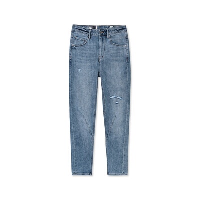 夏季新款水洗蓝弹力牛仔裤