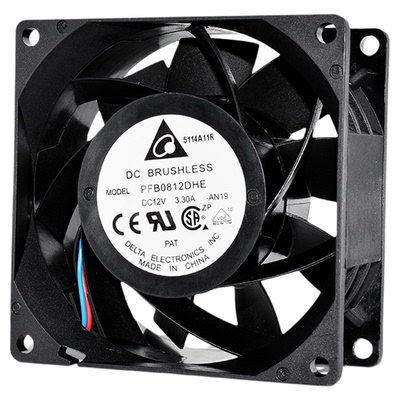 台达8038暴力12V电源PWM风扇8CM