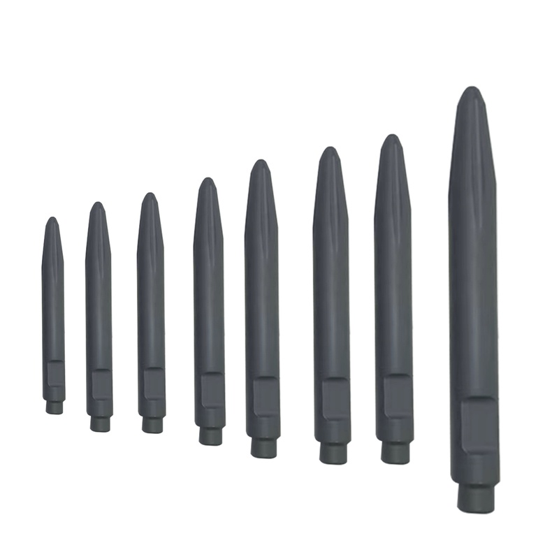 SB81破碎锤米长钎杆140钎杆1.3米长破碎锤米加长钢钎破碎锤钎杆