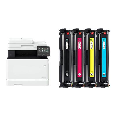 智灵美适用佳能MF742Cdw硒鼓CRG055 LBP663Cdw MF746Cx LBP663Cdn LBP664Cx碳粉Canon彩色激光打印机墨粉墨盒