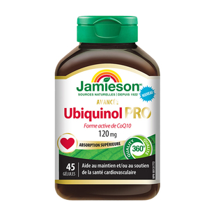 Jamieson健美生还原型辅酶Q10COQ十软胶囊男女备孕中老年心肌临期