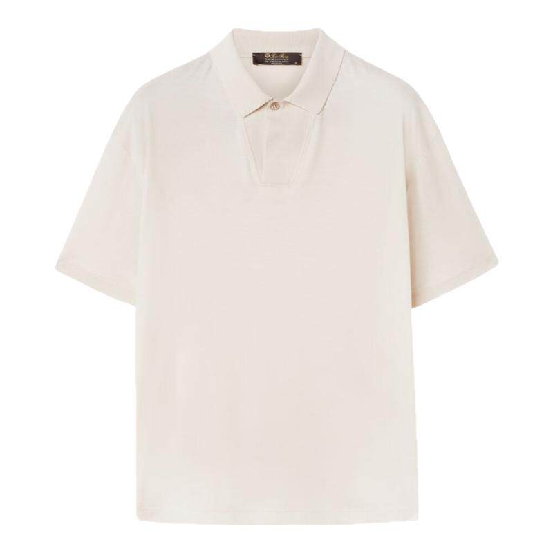 LoroPiana/诺悠翩雅男士T恤简约纯新羊毛超柔质地轻盈Polo衫新款
