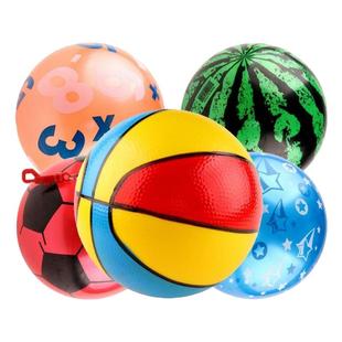 充气球儿童玩具拍拍球小皮球西瓜球幼儿园弹力小篮球按摩球球类