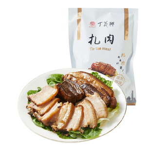 上海丁义兴扎肉250g中华老字号真空即食卤味红烧肉扣肉熟食零食