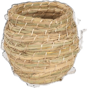 草编鸟窝玄凤牡丹虎皮鹦鹉文鸟珍珠草窝繁殖箱保暖挂窝用品小鸟巢