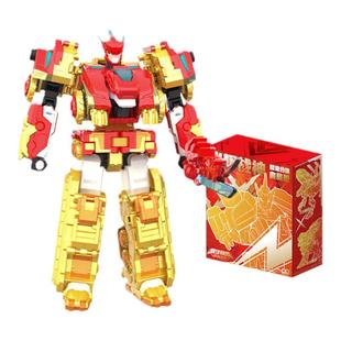 奥迪双钻量子战队变形合体机器人光辉战神黄金典藏男孩儿童玩具