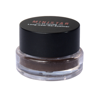 持久不易晕染眼线膏 深咖开眼头纯白色黑眼线胶cos蓝色送眼线笔刷